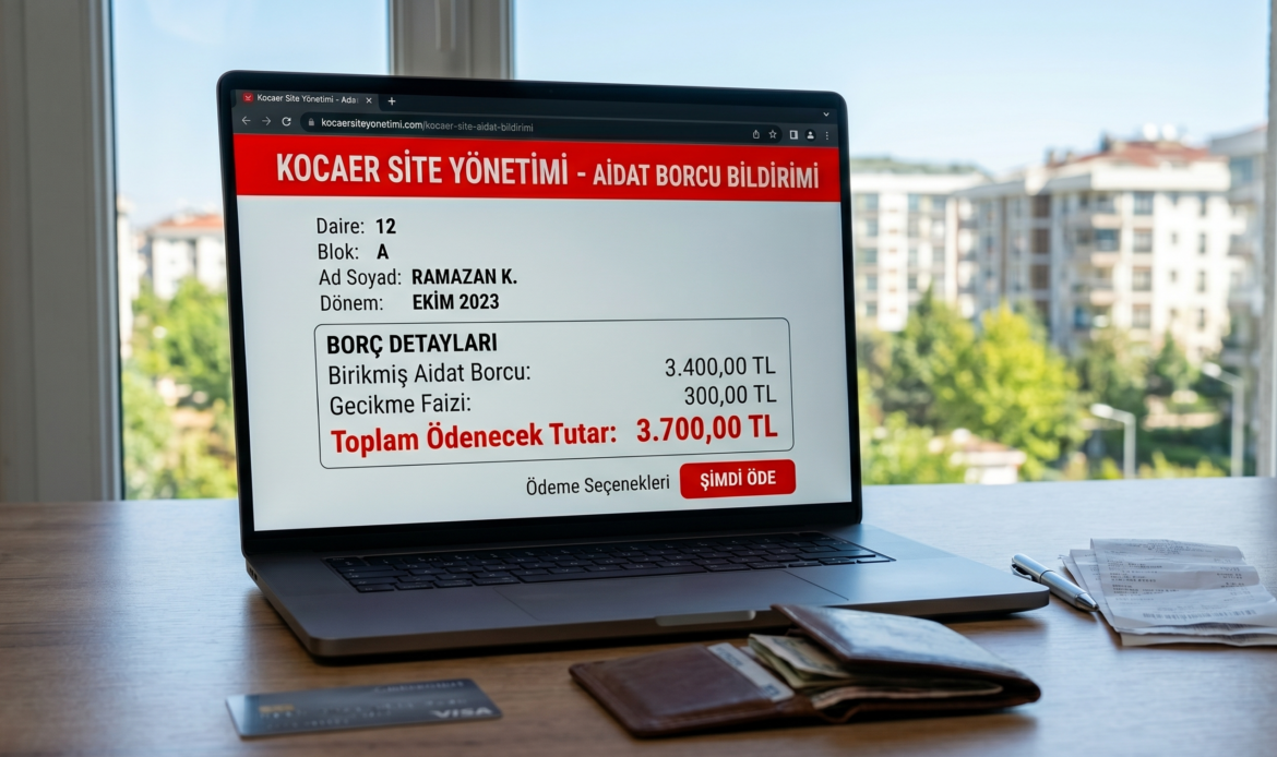 Aidat Borcu Tahsilatı