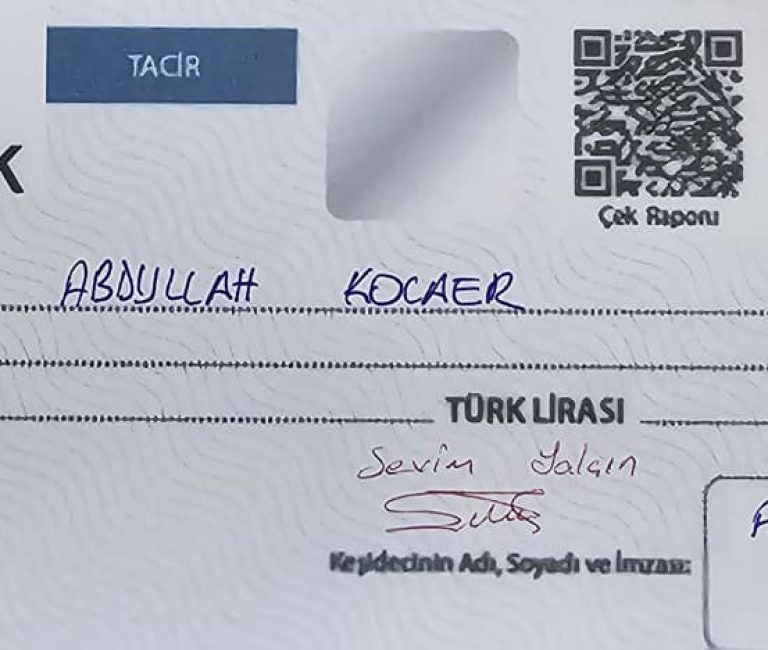 Çek Nasıl Doldurulur